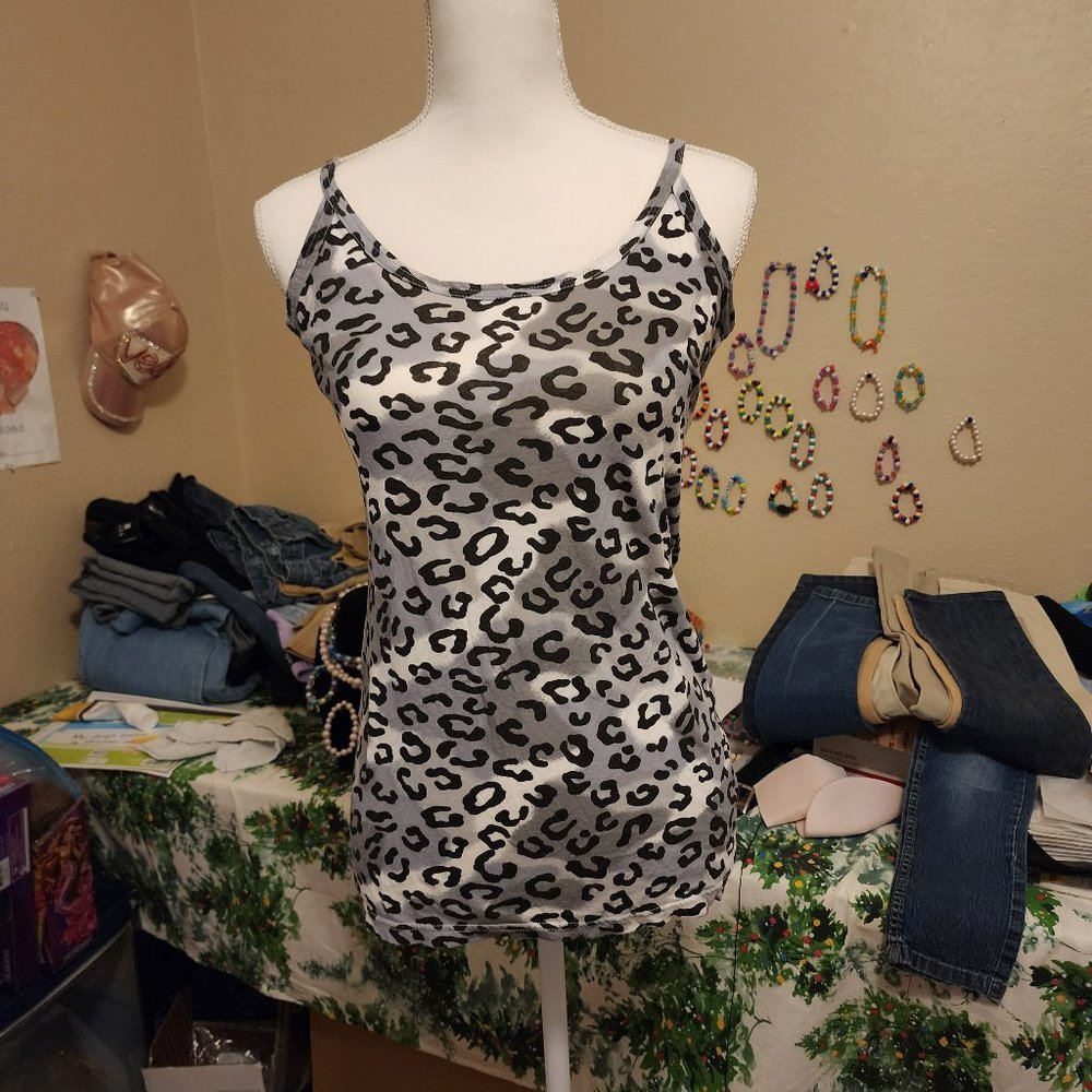 Women's Leopard Print Tank Top